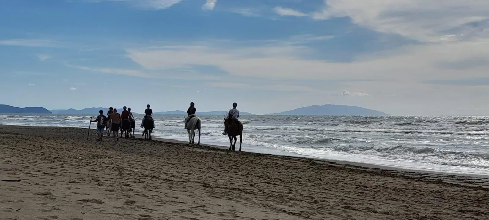 Passeggiata a cavallo nella natura